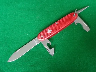 RARE C.1960's Vintage 93 Mm ELINOX VICTORINOX SOLDIER 4 Blade ALOX Bail NICE ! • $239.99