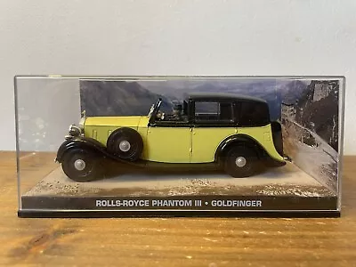 ROLLS ROYCE PHANTOM III #97 James Bond Car Collection - GOLDFINGER DieCast Model • £22.50