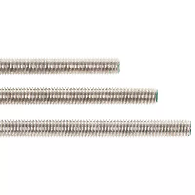 £2.45 • Buy M3 M4 M5 M6 M8 M10 M12 A2 Stainless Steel Threaded Rod Full Thread Studding Bar