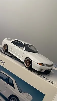 AUTOart 1/18 Nissan Skyline GT-R (R32) Crystal White - • £240