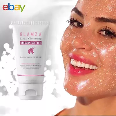 Face Deep Cleansing Glitter Unicorn Peel Off Anti Ageing Dry Skin Mask Blackhead • £4.50