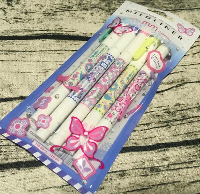 $21.18 • Buy Zebra Mildliner Highlighter Pens Two Tips Limited Butterfly Fairy Tale Romantic