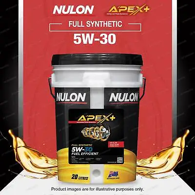 Nulon APEX+ Full Synthetic 5W-30 Fuel Efficient Engine Oil 20L APX5W30A5-20 • $224.99