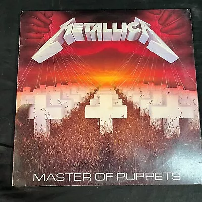 METALLICA Master Of Puppets VINYL LP ORIGINAL 1986 ELEKTRA Club R134552 • $179.99