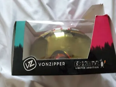 NEW Von Zipper Frosteez Limited Edition Astro Chrome Snowboard/Ski  Goggles  • $75