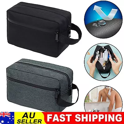 $4.89 • Buy Travel Men's Cosmetic Bag Waterproof Toiletry Bag Handbag Organizer Makeup Case