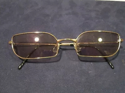 Alexander McQueen Titanium-P Sunglasses Gold Tone Frames • $89.99