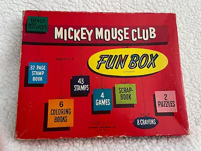 Mickey Mouse Club Fun Box  1957  • $12.95