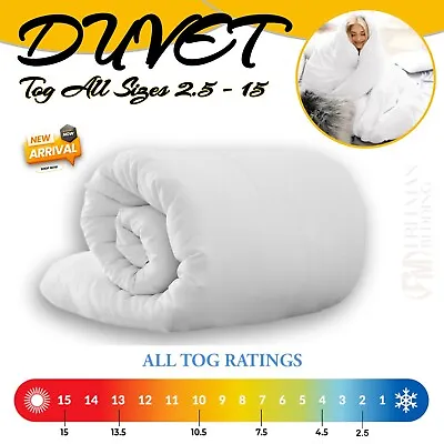 Anti Allergy Feels Like Hotel Quality Duvet Single Double King Super King Sizes • £11.49