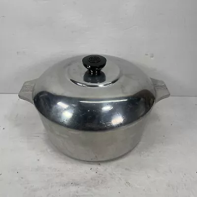 Vintage Magnalite GHC 4248 5-Quart Round Dutch Oven Stock Pot W/ Lid USA • $119.99