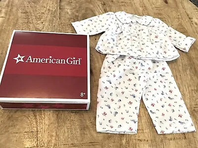 New Nib American Girl Doll Emily’s Floral Flannel Pajamas Set Molly Pjs • $32