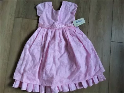 Pampolina Designer Children's Pink Dress Lined  EU Size 98 Girls • £11.99