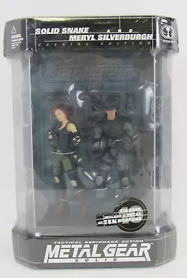 McFarlane Metal Gear Solid Snake & Meryl Silverburgh Figures Sealed NIB  ZL143 • $89.95