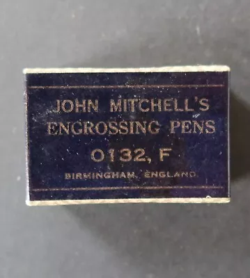 JOHN MITCHELL 0132 F Pen Nibs Writing Box • $15.94