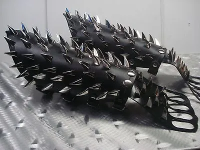 $250 • Buy Leather Fist-dragon-claw Spiked Gauntlets. (mdlg0283)..... Nocturnal Breed's