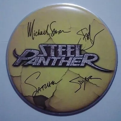 Steel Panther Drumhead Signed Concert Merch Nm • $150