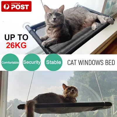 Up 26KG Cat Bed Window Hammock Hanging Bed  Basking Perch Mounted Durable OZ • $10.99