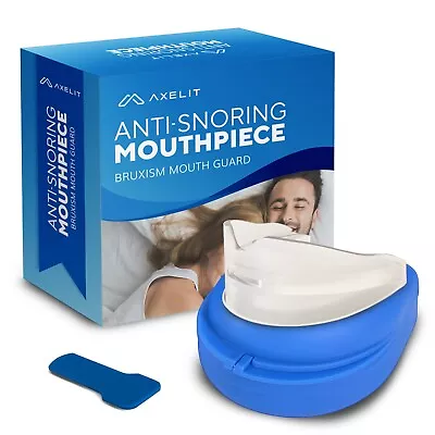 Stop Snoring Mouthpiece Sleep Apnea Guard Bruxism Anti Snore Pure Grind Aid Tray • $15.99