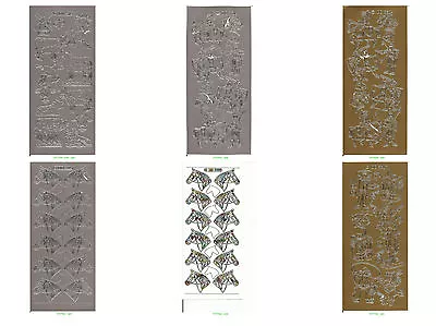 £1.99 • Buy Peel Offs - Cows And Horses - Colourful Stickers For Card-making DD  BOGOF