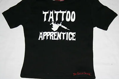 £6.50 • Buy Tattoo Apprentice - Alternative Funny Biker Black Baby T Shirt 