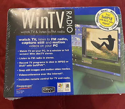 Hauppauge!  WinTV- Radio. Model 401. Brand New. Sealed. • $39.99