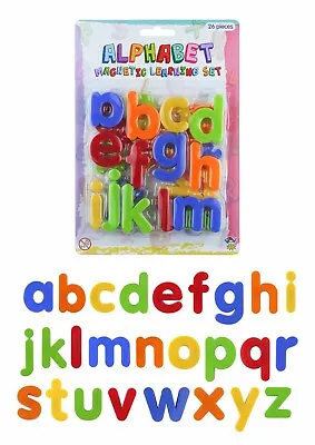 26 Magnetic Letters - Educational Fridge Magnets Alphabet Strong Baby School • £2.99