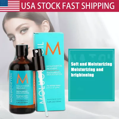 Moroccan Oil Hair Original Treatment Classic Moroccan Oil 3.4oz/100ml With Pump • $14.71