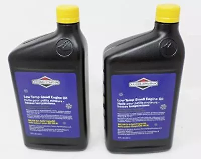 Briggs & Stratton 2-Quarts 100030C SAE 5W-30 4-Cycle Snow Thrower Oil • $24.99