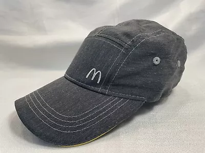 McDonald's 5 Panel Hat Employees Cap Uniform Adjustable Unisex NEW • $14.99