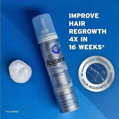 Men's Hair Loss & Hair Growth Rogaine Extra Strength Scalp 3-Months Foam 1/3Pcs • £28.55