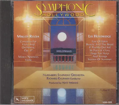 Symphonic Hollywood - Miklos Rozsa / Lee Holdridge (CD Varese Sarabande 1991) • $10