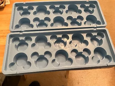 Disney * Mickey Mouse Ice Cube Tray ~ Rigid Plastic - Set Of Two - New • $6.90