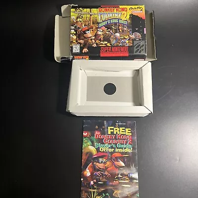 Donkey Kong Country 2: Diddy's Kong Quest (Super Nintendo 1995) Box /book Only • $35