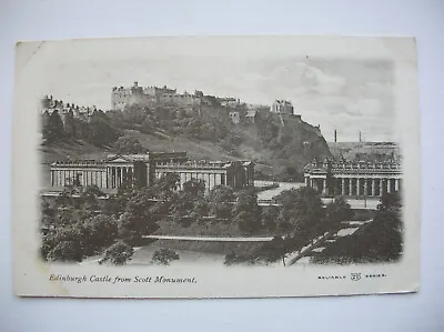 Edinburgh Castle Postcard - From Scott Monument. (Reliable) • £2.99