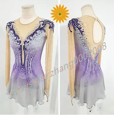 £165 • Buy Ice Skating Dress/Competition Figure Skating Baton Twirling Tap Solo Costume
