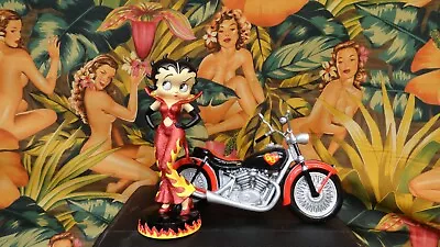 BETTY BOOP NAUGHTY MOTORCYCLE   BIKER BETTY  Danbury Mint HARLEY DAVIDSON SEXY   • $59.95