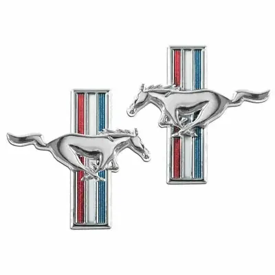 1965 - 1966 Mustang Running Horse Fender Emblem - PAIR For Both Sides Of Car • $37.09