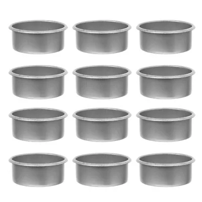 20Pcs Candle Holder Cup Tea Light Tins Cups Tea Light Tins For Candle Making • £8.36