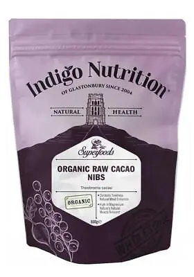 Organic Cacao Nibs - 500g - Indigo Herbs • £12.95