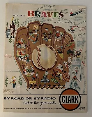 1951 Milwaukee Braves Vs Cardinals Score Book • $14.95