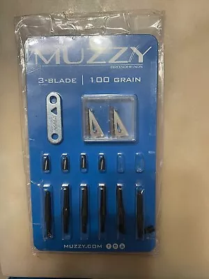 Muzzy Broadheads 3 Blade 100 Grain • $34.99