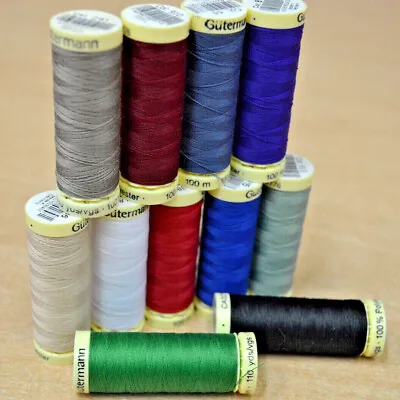 £2.89 • Buy Gutermann Sew All Sewing Thread 100m 100% Polyester 209 Colours--UK Stockist