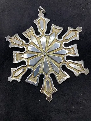 1977 Metropolitan Museum Of Art NY MMA Sterling Silver Snowflake Ornament 22.77g • $50