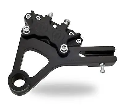 PM Black Ops 4 Piston Rear Brake Caliper For Harley Dyna 08-14 Models • $659.95