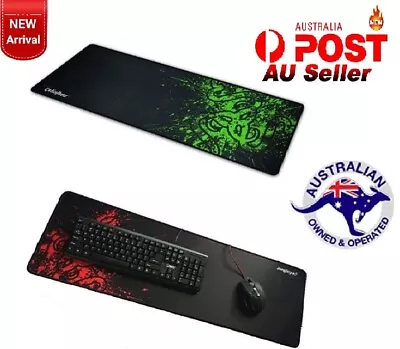 Mouse Pad Custom Large Gaming Mousepad 900x300 Keyboard Mat Rubber  Desk Mat • $14.49