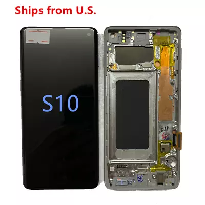 New OEM For Samsung Galaxy S10 G973 SM-G973 LCD Display Screen Digitizer Frame • $102.90