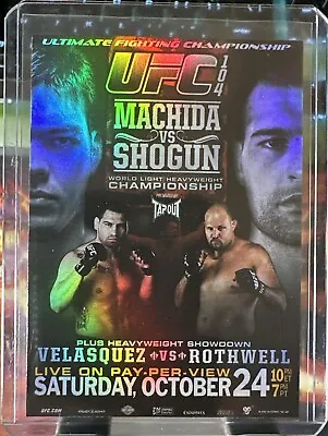 2010 Machida Vs. Shogun Topps Ufc Fight Poster Insert Card #fpr-ufc104 • $10.99