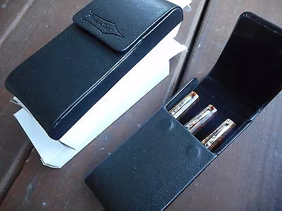 2 Set Of Italianpens 3 Pen Case Leather Sale • $49.50