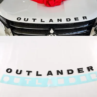 For Mitsubishi Outlander 2023 Accessories Car Letterlogo Emblem Decal 3D Sticker • $42.89