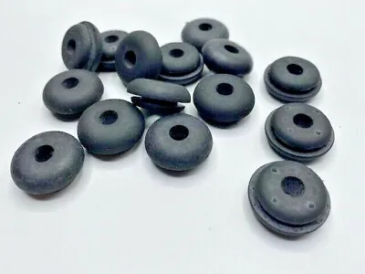 Rubber Grommets 1/4  ID X 1/2  OD 1/16  Groove (12 Pieces) • $10.49